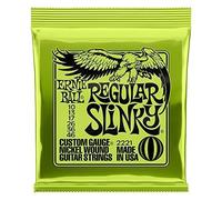 Cordes pour guitare électrique - ERNIE BALL - Regular Slinky Nound - Calibre 10-46 - Son clair et équilibré - Idéales pour adultes