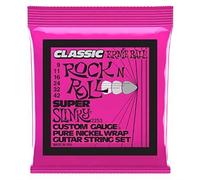 Cordes pour guitare électrique - Ernie Ball - Super Slinky - Calibre 9-42 - Pure Wrap - Rock n Roll