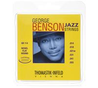 Cordes pour guitare jazz Thomastik-Infeld GB114 : jeu de 6 cordes George Benson