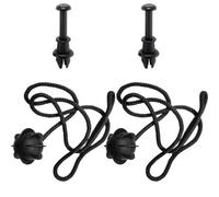Cordes tablettes à colis Compatible avec Skoda Pour Fabia Mk1 1999-2007 Sangle De Plage Arrière Cordon 1z5867769 5e5863634 Clips De Sangle De Levage De Couvercle De Hayon