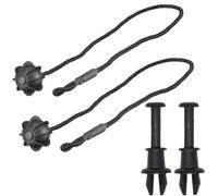 Cordes tablettes à colis Compatible avec Skoda Pour Octavia Mk2 1Z 2004-2013 Clip De Retenue De Coffre De Voiture, Pince De Fixation Pour Étagère À Colis 1K6863447A 1K6863447A9B9
