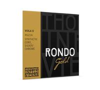 Cordes Thomastik-Infeld pour alto Rondo Gold - Corse unique en ré (D) - Tension moyenne - Âme synthétique - Filetage chrome-argent - RG22A