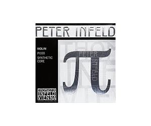 Cordes Thomastik Violon Vision Noyau synthétique Peter Infield Les nouvelles cordes de violon Peter Infeld ont été spécialement développées pour les musiciens exigeants;Riche palette de couleurs sonores;Plage dynamique élevée;Réponse rapide de l'archet;Stabilité de l'accord;Choix de 3 cordes Mi et 2 cordes Ré;La toute première corde de Mi recouverte de platine;La Noyau synthétique/Alu. filé; 4/4