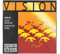 Thomastik Infeld Cordes Violon Vision Solo, Jeu (Ré Argent filé) 4/4 moyen