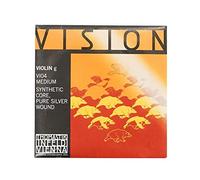 Cordes Thomastik Violon Vision Noyau synthétique Possibilité de retirer la boule;Sol Argent filé. 4/4; Moyen