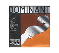 Cordes Thomastik Violoncelle Dominant Noyau plein nylon Sol Chrome filé. 4/4; Souple