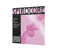 Thomastik-Infeld Cordes de violoncelle Spirocore Noyau spirale Sol filé tungstène 4/4 Souple