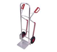 Cordes VARIOfit Diable en aluminium avec patins d’escalier, pneus pneumatiques, pelle 320 × 250 mm Quantité:1