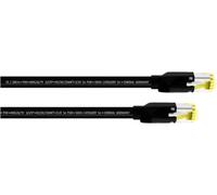 Cordial 15540 RJ45 Câble réseau, câble patch CAT 5e S/UTP 15.00 m noir gaine PUR 1 pc(s)