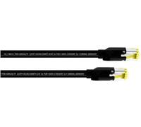 Cordial 15541 RJ45 Câble réseau, câble patch CAT 5e S/UTP 20.00 m noir gaine PUR 1 pc(s)