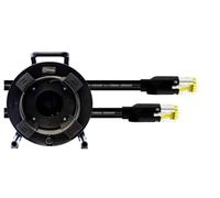 Cordial 15543 RJ45 Câble réseau, câble patch CAT 5e S/UTP 50.00 m noir gaine PUR 1 pc(s)