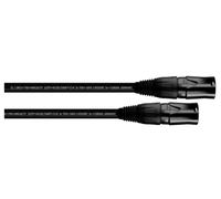 Cordial 15556 RJ45 Câble réseau, câble patch CAT 5e S/UTP 1.00 m noir gaine PUR 1 pc(s)