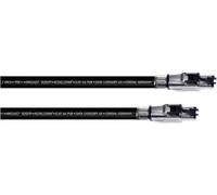 Cordial 15609 RJ45 Câble réseau, câble patch CAT 6a SF/UTP 1.50 m noir gaine PUR 1 pc(s)