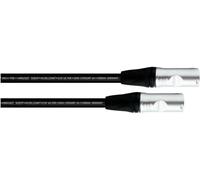 Cordial 15618 RJ45 Câble réseau, câble patch CAT 6a SF/UTP 1.00 m noir gaine PUR 1 pc(s)