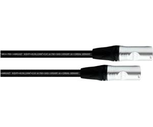 Cordial 15618 RJ45 Câble réseau, câble patch CAT 6a SF/UTP 1.00 m noir gaine PUR 1 pc(s)