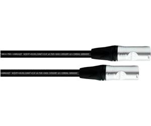 Cordial 15622 RJ45 Câble réseau, câble patch CAT 6a SF/UTP 5.00 m noir gaine PUR 1 pc(s)
