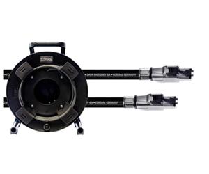 Cordial 15629 RJ45 Câble réseau, câble patch CAT 6a S/FTP 75.00 m noir gaine PUR 1 pc(s)