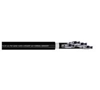 Cordial 15655 RJ45 Câble réseau, câble patch CAT 6a S/FTP 5.00 m noir gaine PUR 1 pc(s)