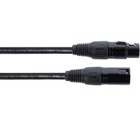 Cordial Câble DMX XLR 3 pôles ED 10 FM Elements 10 m – 1x XLR femelle / 1x XLR mâle, noir