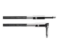 Câble de raccordement Cordial 14761 Jack instruments [1x Jack mâle 6,3 mm (mono) - 1x Jack mâle 6,3 mm (mono)] 3 m noir flexible