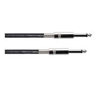 Cordial Câble de raccordement 14758 – 2x Jack mâle 6,3 mm (mono) – 6 m noir