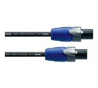 Cordon haut-parleur [1x Fiche mâle type SPK - 1x Fiche mâle type SPK] Cordial CPL 1,5 LL 2 noir 1.50