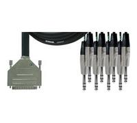 Cordial Câble Interface SUB-d/8 Jack Stéréo 5 M Câble subD 25/jacks G