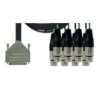 Câble Interface SUB-d/8 XLR Femelles 3 M