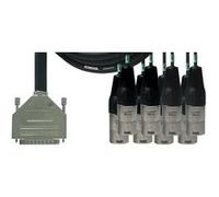 Cordial Câble Interface SUB-d/8 XLR Mâles 1,5 M Câble subD 25/XLR