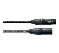 Cordial Câble micro CPM 1 FM CMK222 XLR 1 m Neutrik noir 3 broches mâle-femelle