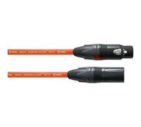 Cordial Câble Micro XLR 5 M Orange Câbles pour Microphones