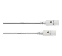 CABLE MIDI 6 M BLANC Câbles jack / instrument