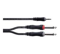 CBLE Y BRETELLE MINI-JACK STRO / 2 JACKS MONO 5 M