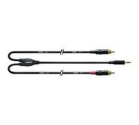Cordial Cable Y Bretelle Minijack/2 RCA Longs 1,5 M Câbles jack / instrument