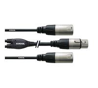 CORDIAL Câble Y bretelle XLR femelle/2 XLR mâles 30 cm