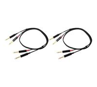 Cordial CABLES Câble audio double jack mono 90 cm CÂBLES AUDIO Essentials Jack (Lot de 2)