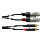 CORDIAL CABLES Câble audio double XLR femelle/Rca 3 m CÂBLES AUDIO Essentials RCA