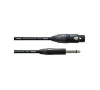 CORDIAL CABLES Câble audio XLR femelle/jack mono 2,5 m CÂBLES MICROPHONE Select Asymétrique Standard