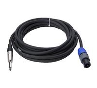 Câble de signal Cordial CPL 1,5 LP 25 SPK/jack 6,3 mm 2 x 2.5 mm² 10.00 m noir