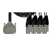 CORDIAL CABLES Câble interface sub-D/8 XLR mâles 3 m CÂBLES NUMÉRIQUES Multipaires Studio Brochage Tascam