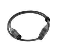 Cordial CPM 1 FM Mic Kabel 1m XLR CMK222 Neutrik noir 3 broches mâle - femelle