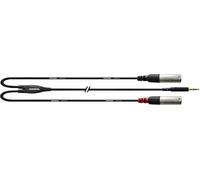 CBLE Y BRETELLE MINIJACK STRO/2 XLR MLE 1,8 M