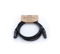 Cordial EM 1 FM XLR Câble de liaison [1x XLR femelle 3 pôles - 1x XLR mâle 3 pôles] noir