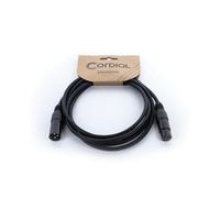 Cordial EM 2,5 FM XLR Câble de liaison [1x XLR femelle 3 pôles - 1x XLR mâle 3 pôles] noir