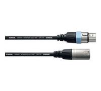 Cordial Câble micro XLR Rean CCM 2,5 m XLR mâle/femelle noir
