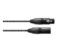 Cordial CDX-1 Cable - 15m - Câble DMX - Connecteurs XLR 5 broches - Gaine PVC