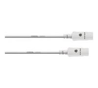 Cordial CFD3AA-SNOW - Câble MIDI 2x DIN 5 points 3 m blanc Blanc