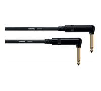 Cordon Jack [1x Jack mâle 6.35 mm - 1x Jack mâle 6.35 mm] Cordial CFI 0,6 RR noir 0.60 m