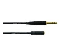 CORDIAL Câble audio stéréo jack mâle/minijack femelle 3 m