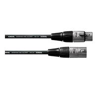 CORDIAL - CFM7.5FM - Câble micro XLR 7,5 m, Fiches REAN Silver, Essentials